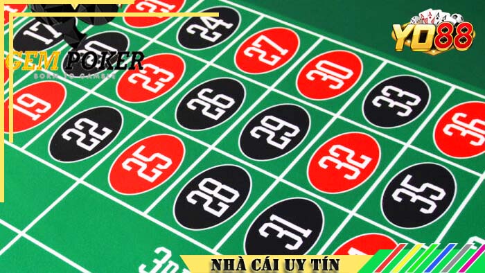 Những cửa đặt cược thông dụng nhất của Roulette Yo88