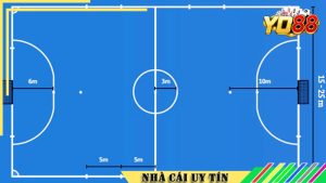 Tìm hiểu kích thước sân bóng đá Futsal chuẩn